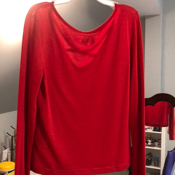 H&M long-sleeve red top - Picture 2 of 3